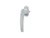 Ручка оконная с ключом белая