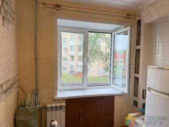 Замена двух окон Rehau с отделкой