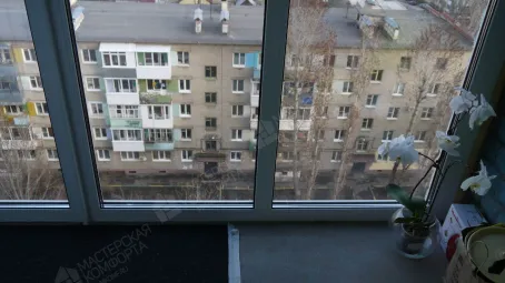 Остекление 2-х лоджий от пола до потолка на ул. Чернышевского