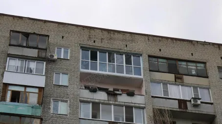 Остекление 2-х лоджий от пола до потолка на ул. Чернышевского