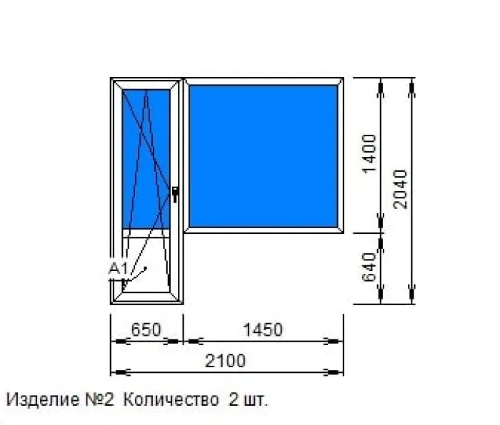 Балконный блок Brusbox Aero 60