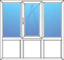 Панорамная лоджия 2-х метровая Панорамная лоджия 2-х метровая