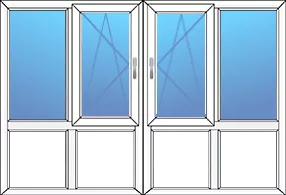 Панорамная лоджия 3-х метровая Панорамная лоджия 3-х метровая