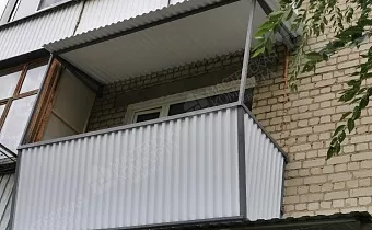 Фото из портфолио: Козырек на балкон