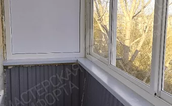 Фото из портфолио: Остекление балкона алюминиевым профилем