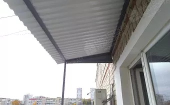 Фото из портфолио: Козырек на балкон