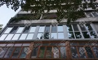 Французское остекление 3-х лоджий ул. 50 лет Октября