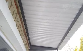 Фото из портфолио: Козырек на балкон